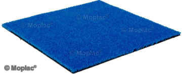 ERBA BLU - Erba sintetica colorata blù  Alta 7 mm, colore blu'. Prodotta con filati dritti è molto bella ad un costo accessibile