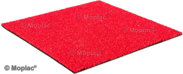 ROSSO RUBINO - Finta erba colorata rosso  Uno splendido pratino rosso rubino prodotto con filati ritorti. Bellissimo risultato, costo elevato a conferma della qualità